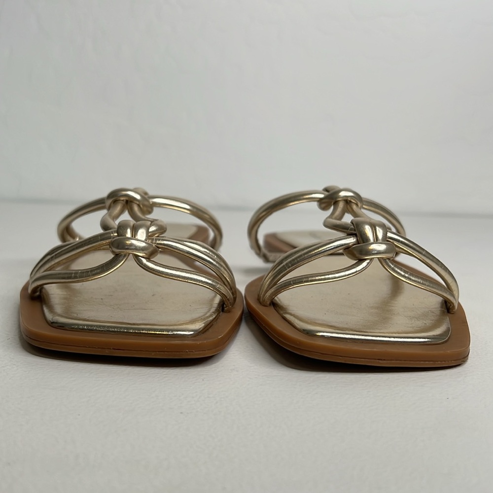 Azalea Wang Stetson Sandal In Gold size 39 - Picture 7 of 10
